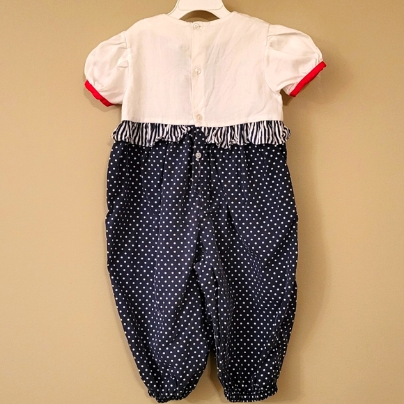 Vintage cotton bubble romper - Picture 2 of 4